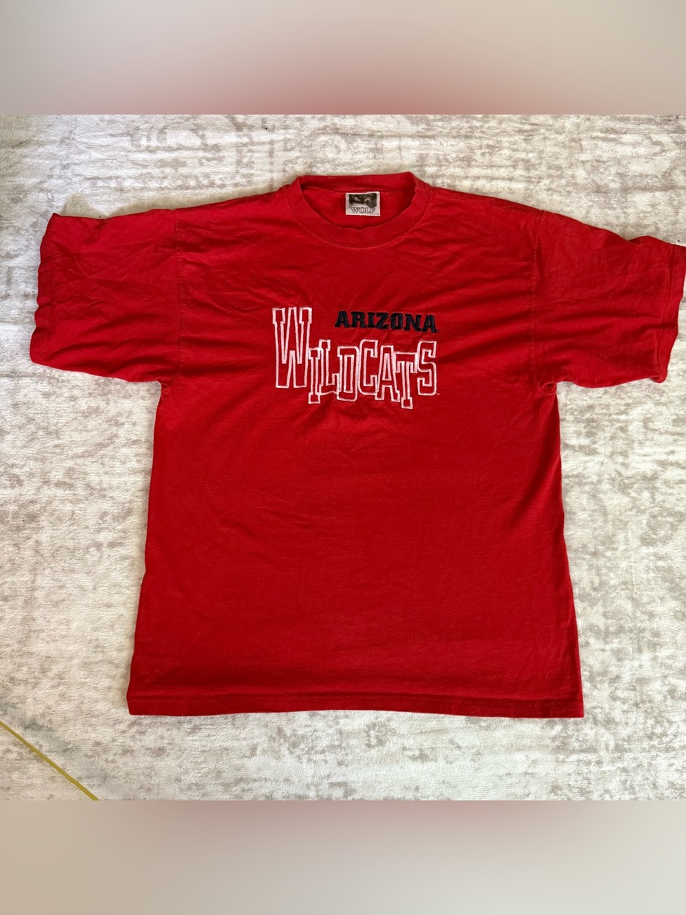 Arizona Wildcats Red Embroidered Tee